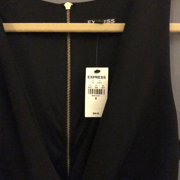 Express Wrap Cut-Out Skater Dress - Picture 3 of 8